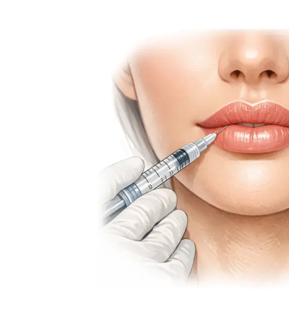 Lippen aufspritzen in Rüsselsheim, Wiesbaden, Mainz und Frankfurt bei Salmana Medical Beauty